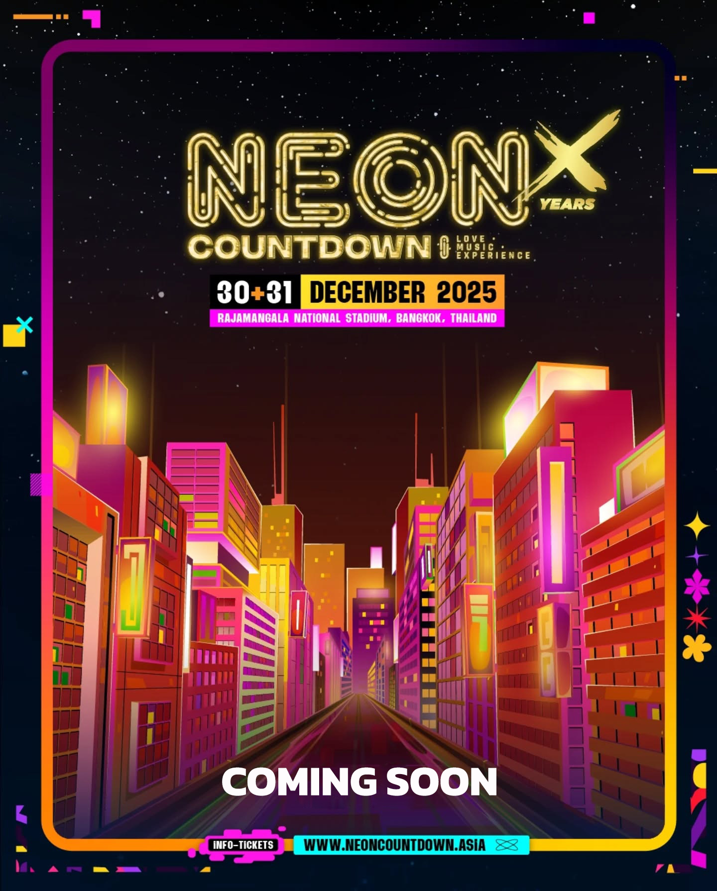 🏟️ NEON Countdown 2025